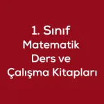 1. sınıf matematik ders ve çalışma kitapları